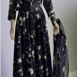 Samantha Sung Dress with Scarf and Belt